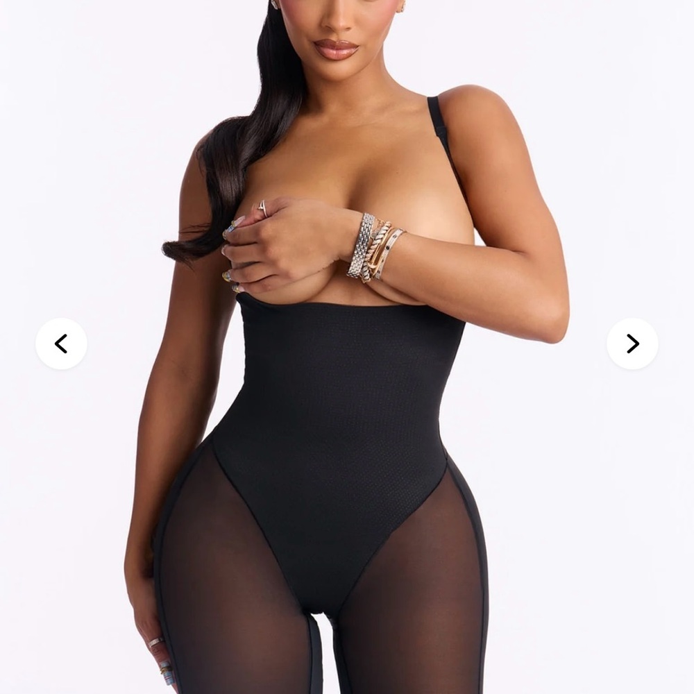 ✨ Fashion Nova Power Mesh Butt Lifting Shapewear Bodysuit – NWT ✨